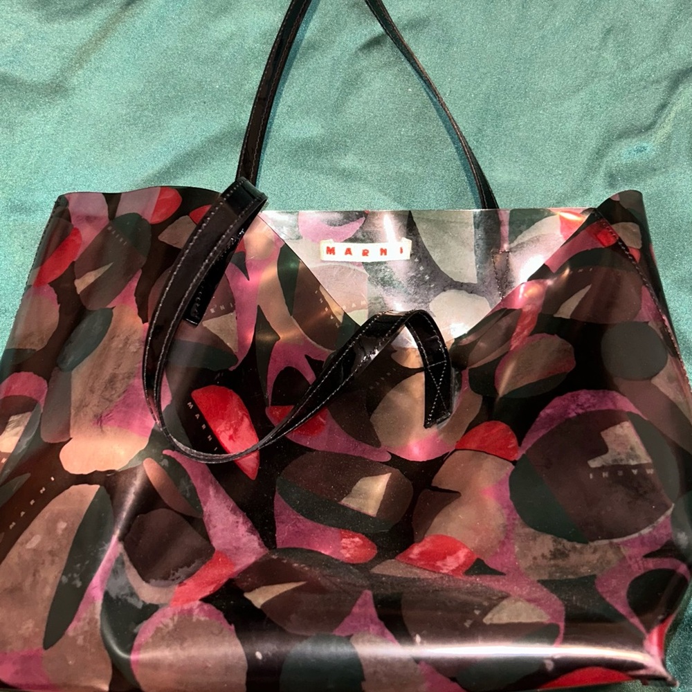 Marni plastic tote bag